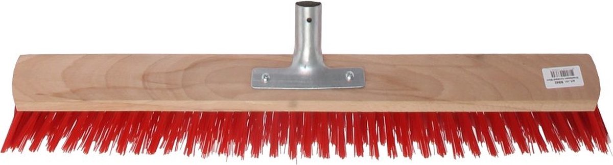 Talen Tools - Straatbezem - Kunststof - 60 Cm - Zonder Steel - Rood