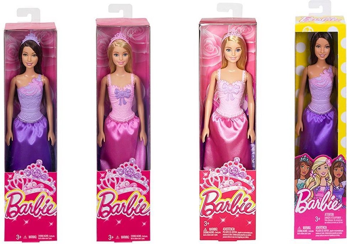 Barbie Prinsessen Pop - 1 Stuk Assorti Uitgeleverd