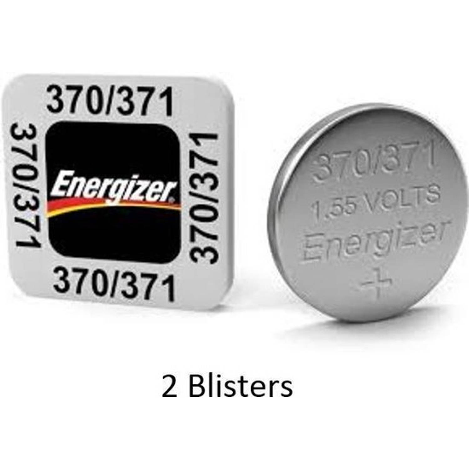 Energizer 2 Stuks (2 Blisters A 1 Stuk) 370/371 Sr69 1.55v Knoopcel Batterij