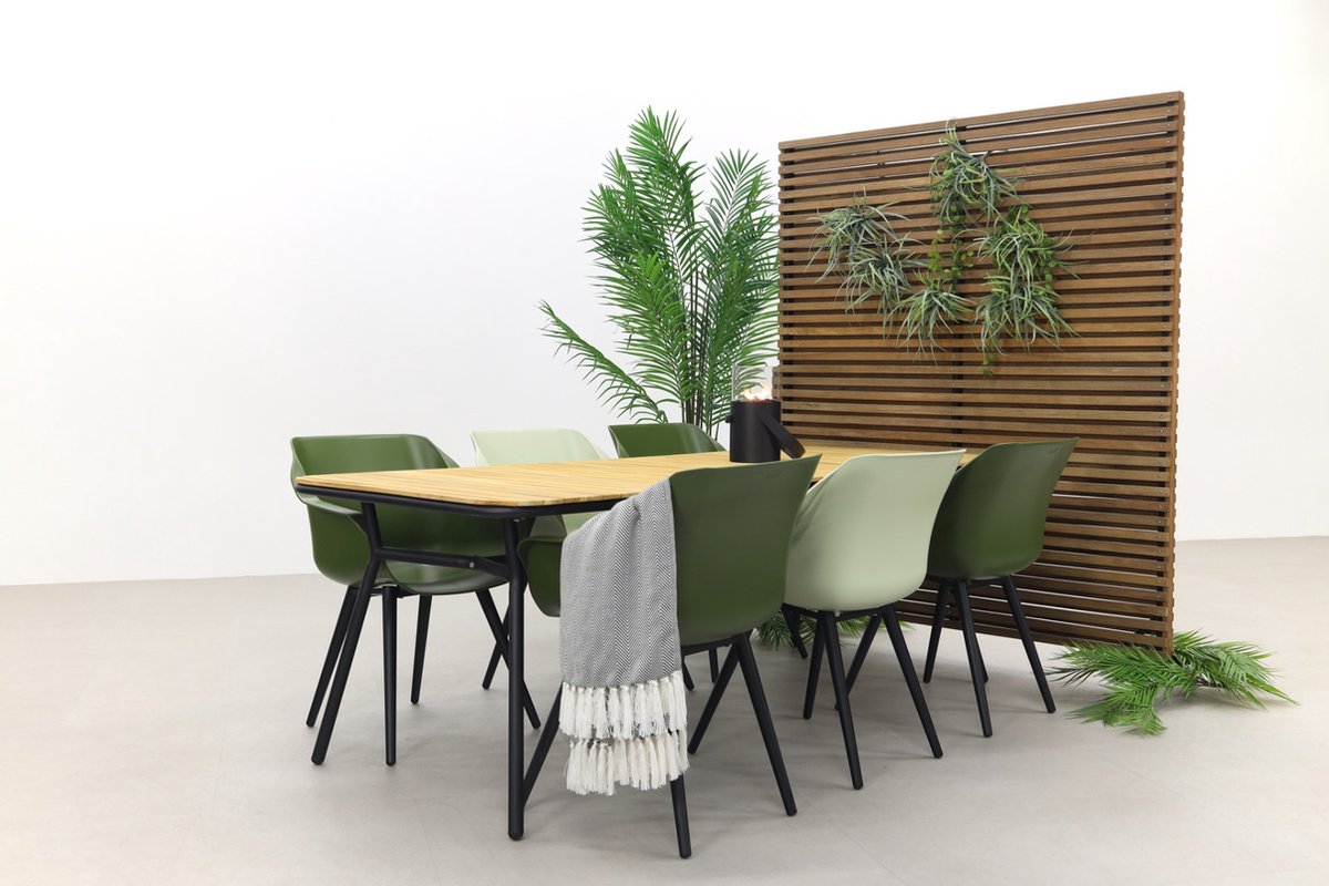 Hartman Sophie Studio Green&french/bella 220x95 Cm. - 7-delige Tuinset - Groen