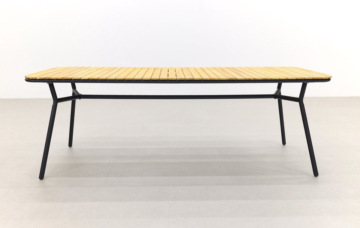 Hartman Sophie Studio Black/bella 220x95 Cm. - 7-delige Tuinset - Zwart