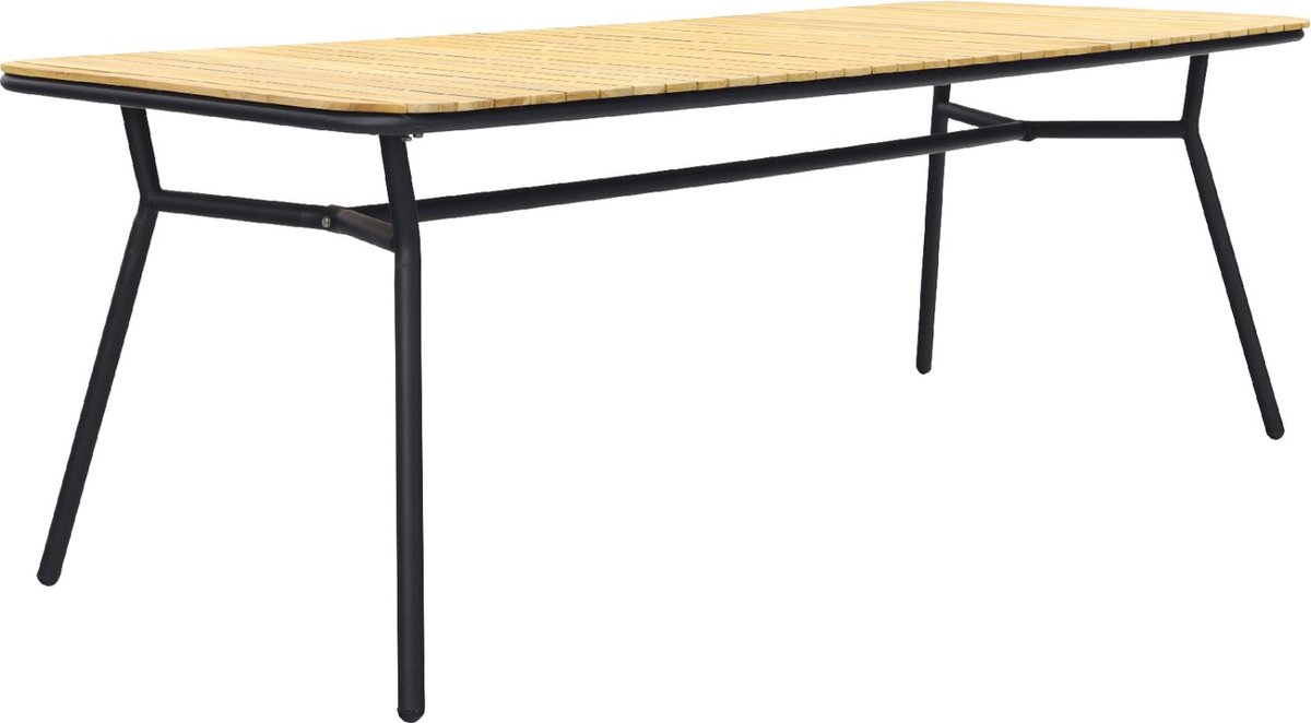 Hartman Sophie Studio Black/bella 220x95 Cm. - 7-delige Tuinset - Zwart