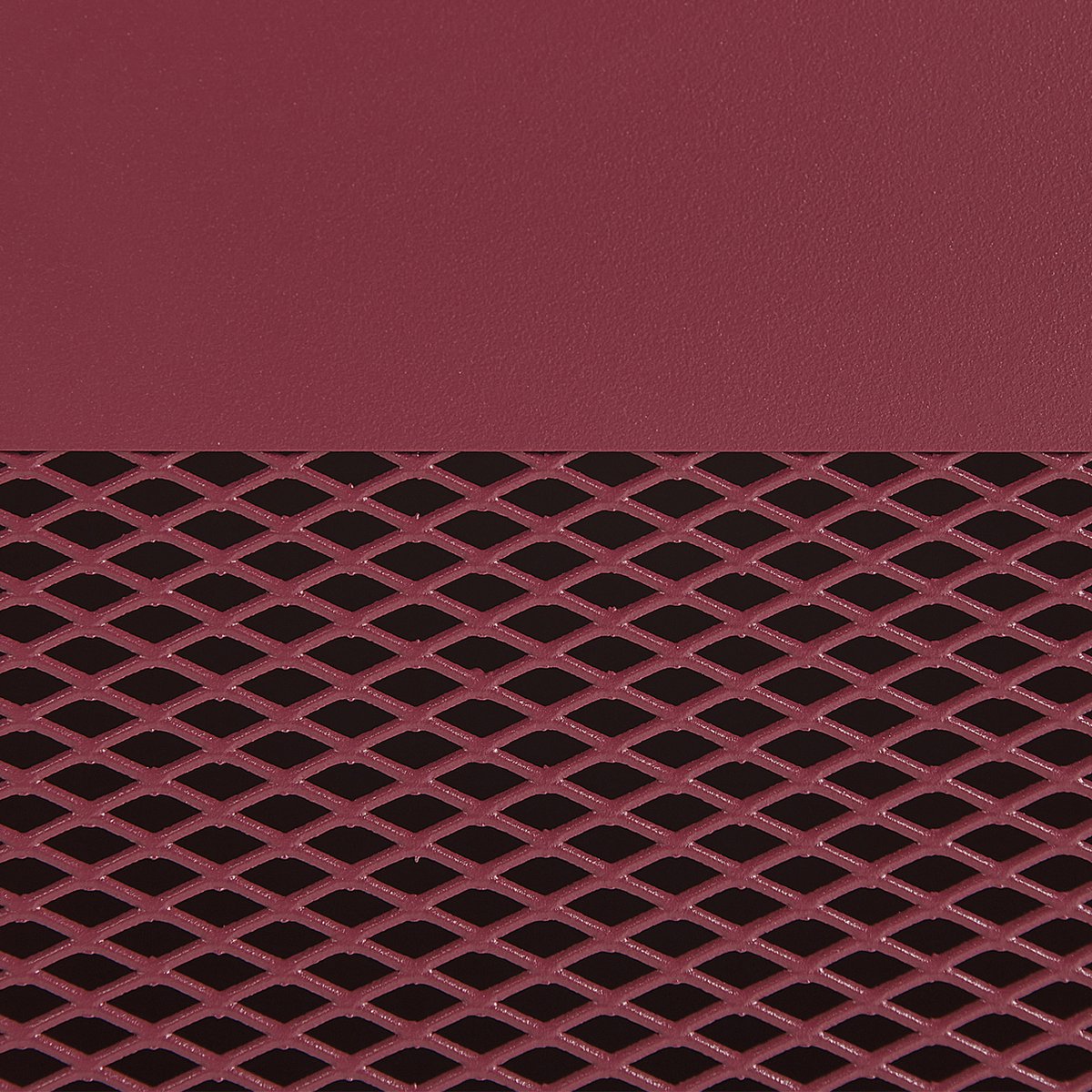 Beliani Ossett - Nachtkast--staal - Rood