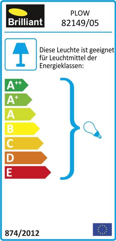 Brilliant Leuchten Plow 82149/05 Tafellamp LED E27 10 W, Hout (licht) - Wit