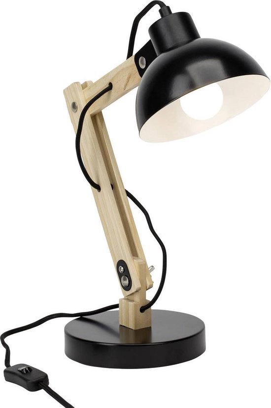 Moda Bureaulamp LED E27 25 W - Zwart