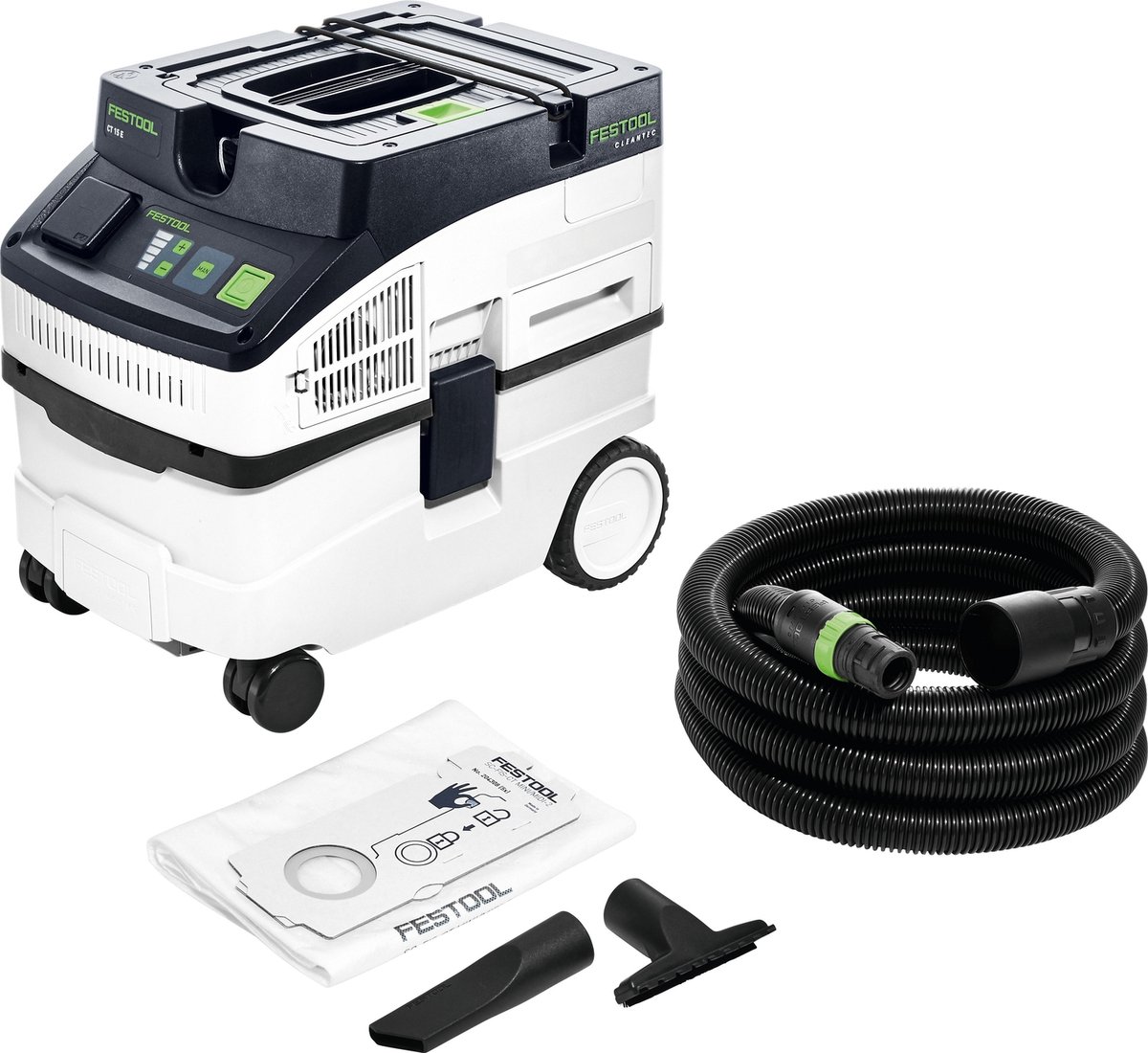 Festool CLEANTEC CT 15 E Stofzuiger - Nat/Droog -1200W - 15L