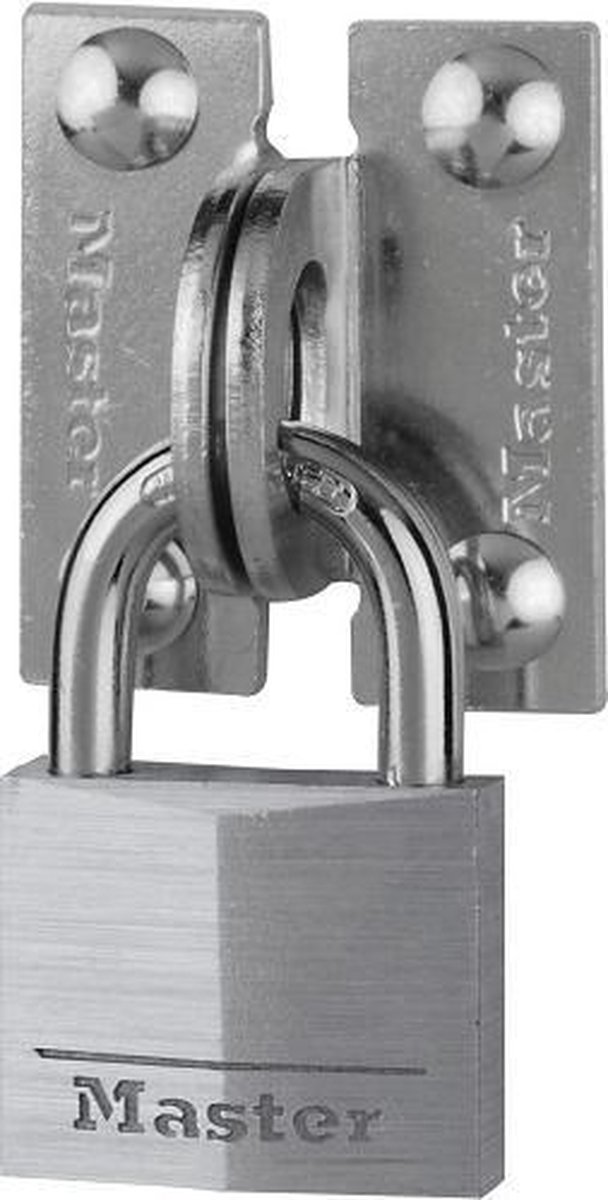 Masterlock Master Lock 914060REURD Set aluminium hangslot 40mm en 2 hangslotogen