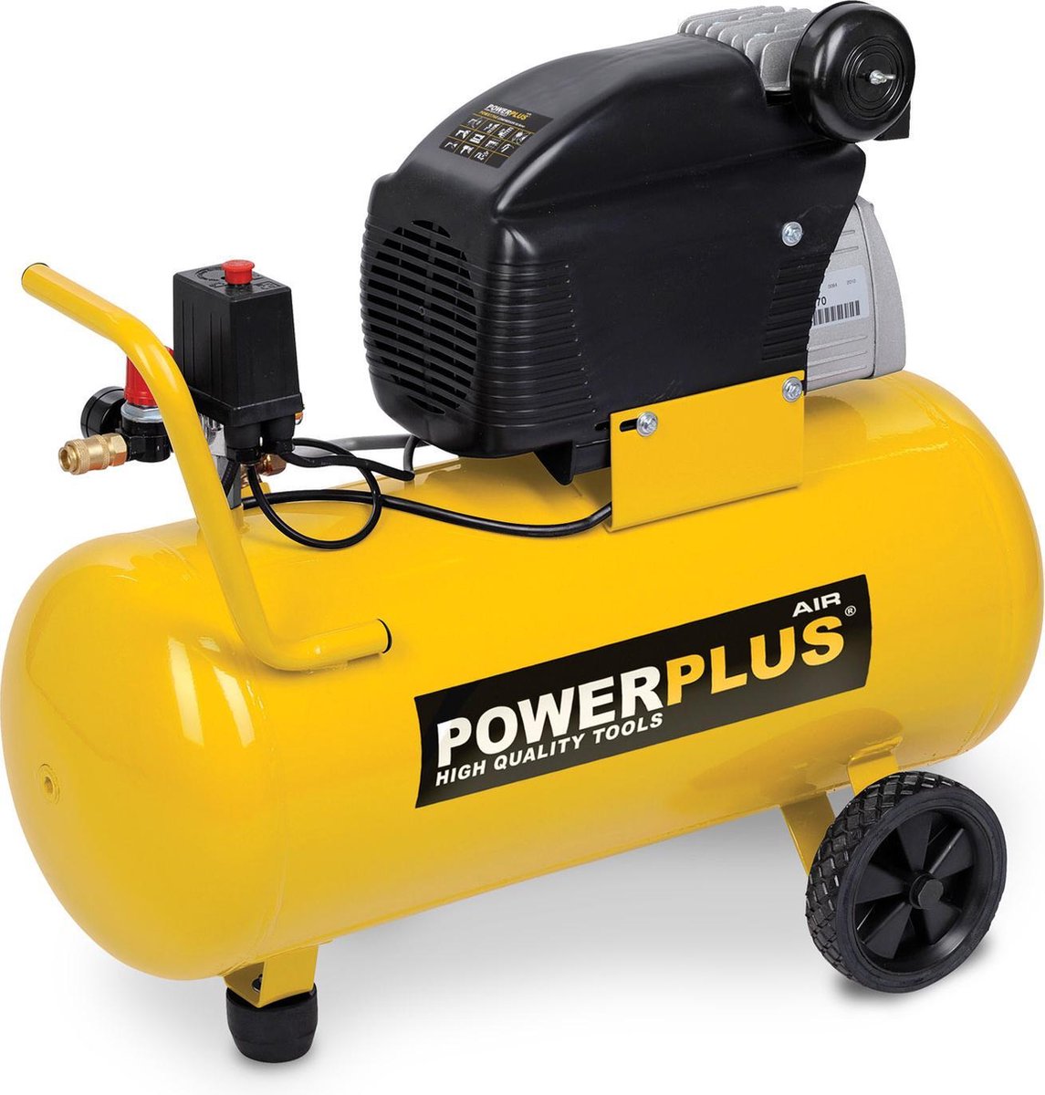 PowerPlus POWX1760 Compressor - 1500W - 50L - olie