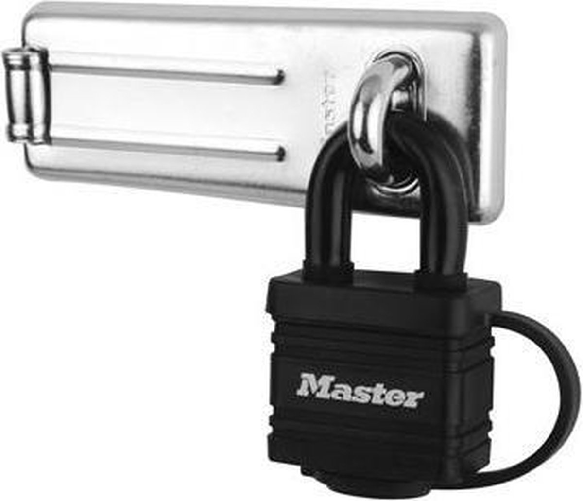 Masterlock Master Lock 7804704EURD Hangslot staal gelamineerd 40mm met grendel 110mm