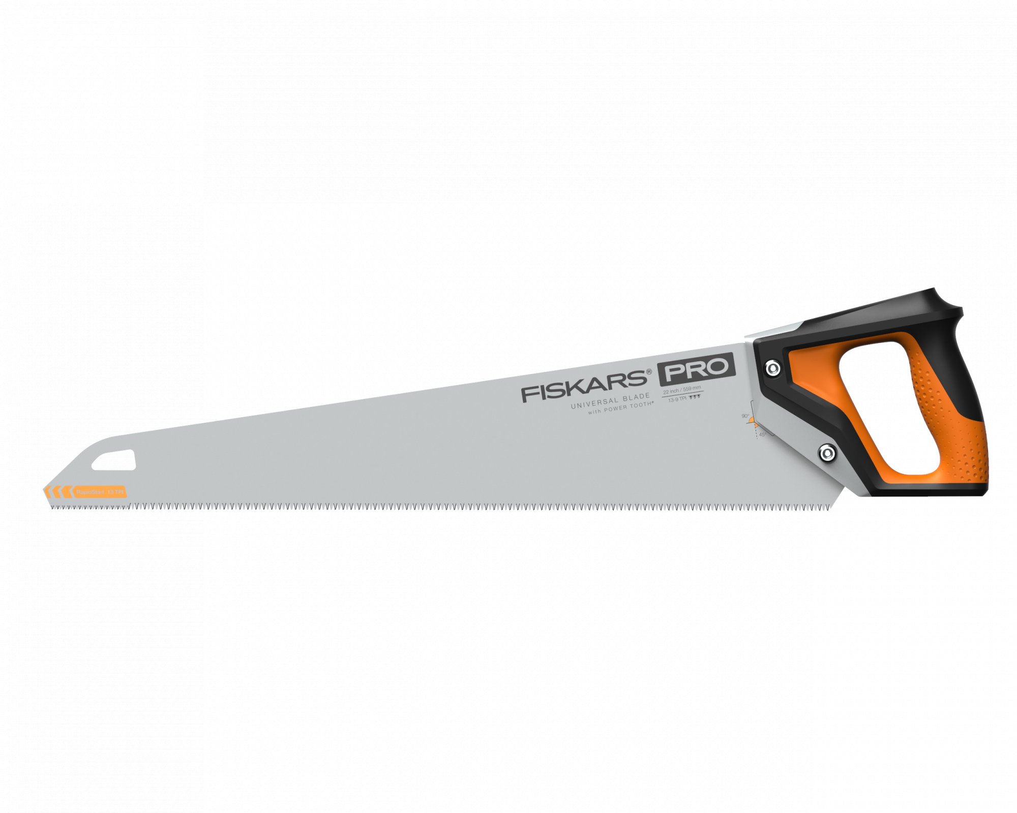 Fiskars 1062917 Pro Power Tooth Handzaag - 9 TPI - 55 cm