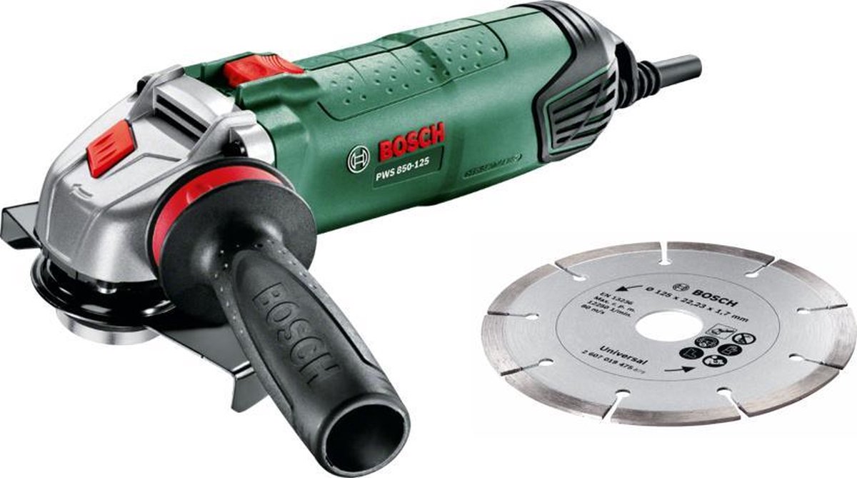 Bosch PWS 850-125 Haakse slijper - 125mm - 850W