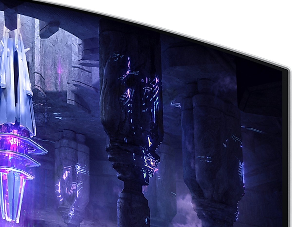 Samsung Monitor Gaming OLED Odyssey G8 34” 21:9, - Silver