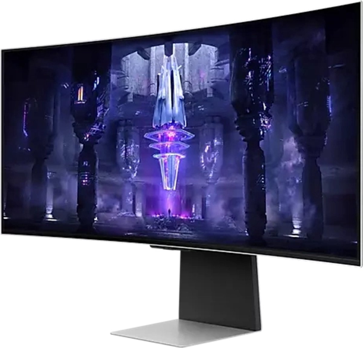 Samsung Monitor Gaming OLED Odyssey G8 34” 21:9, - Silver