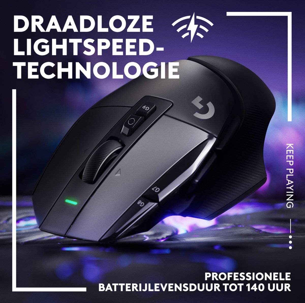 Logitech G G502 X Lightspeed Zwart