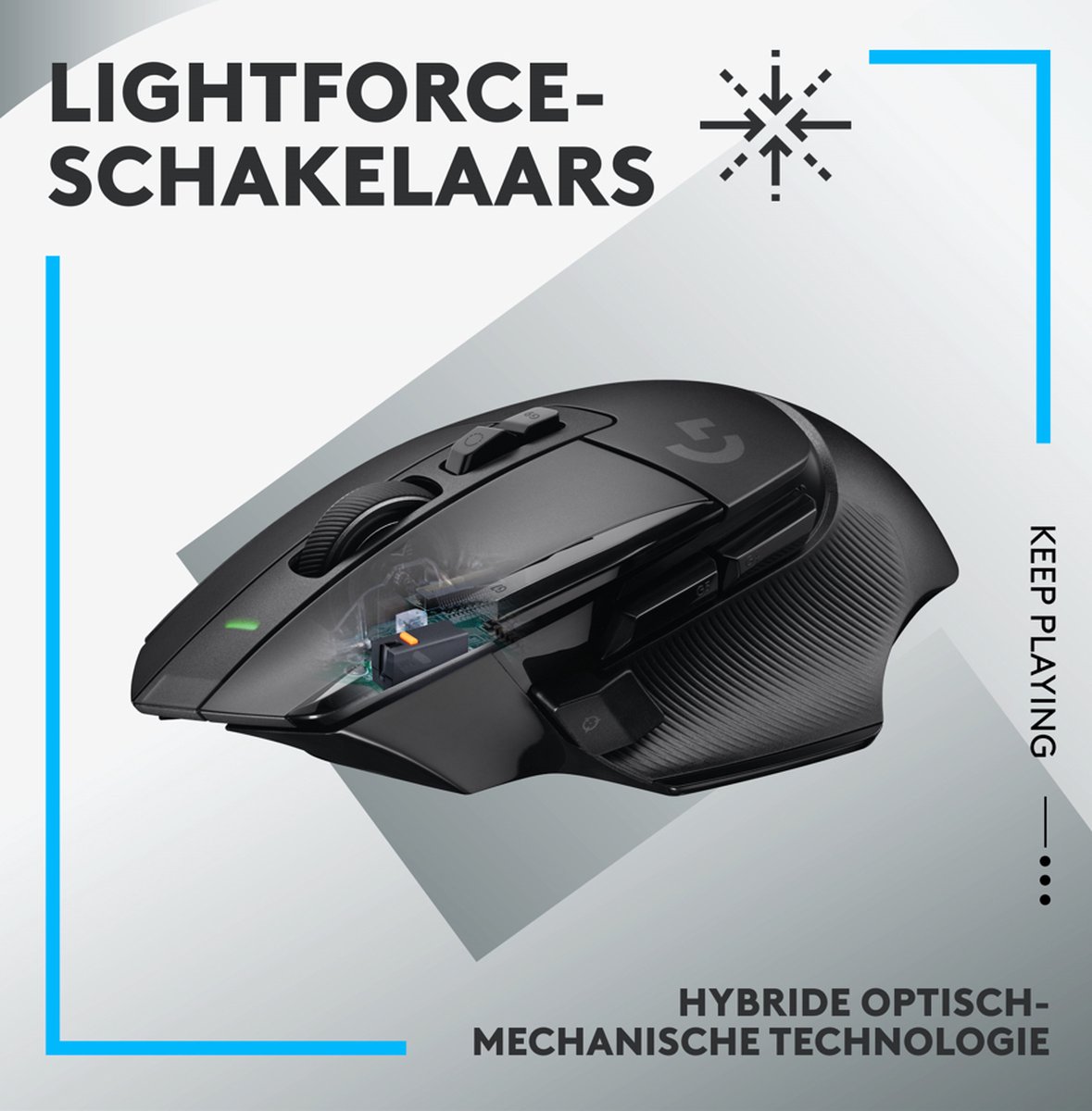 Logitech G G502 X Lightspeed Zwart