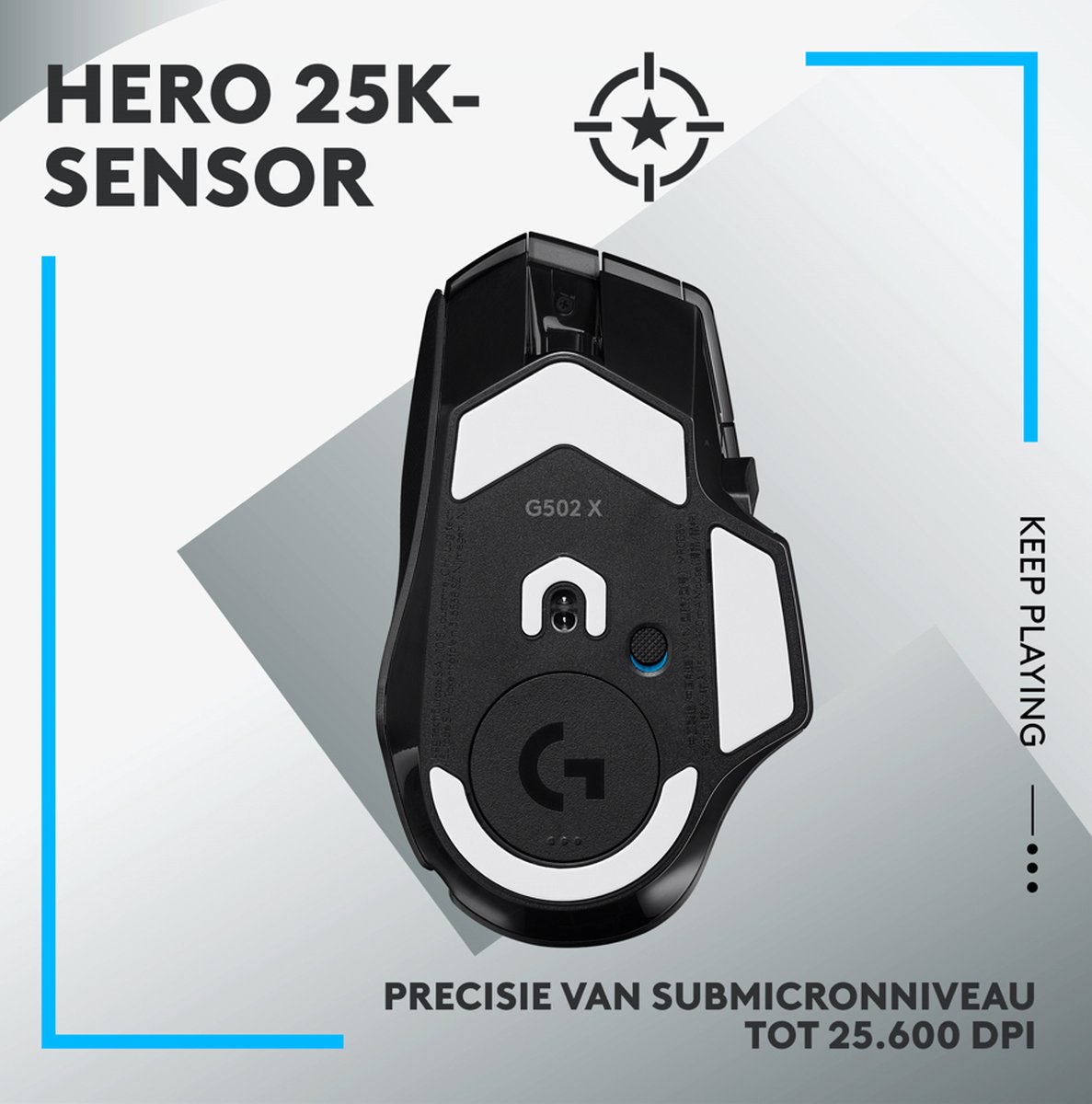 Logitech G G502 X Lightspeed Zwart