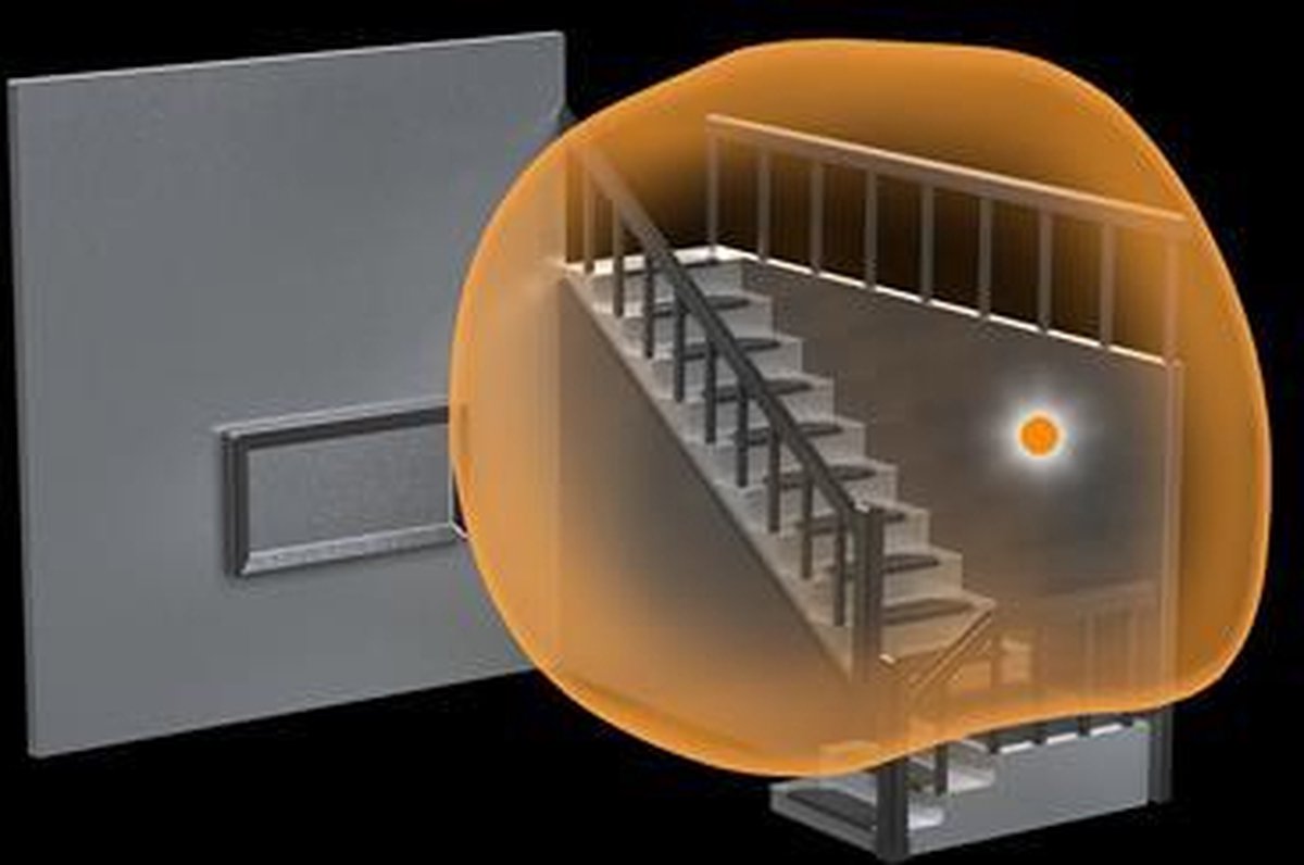 Steinel RS 14 L 731113 Plafondlamp met bewegingsmelder Spaarlamp E27 60 W - Wit