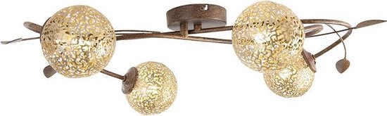 Paul Neuhaus GRETA 6395-48 Plafondlamp LED, Halogeen G9 160 W Roest, - Bruin