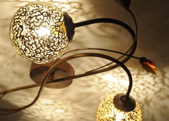 Paul Neuhaus GRETA 6395-48 Plafondlamp LED, Halogeen G9 160 W Roest, - Bruin