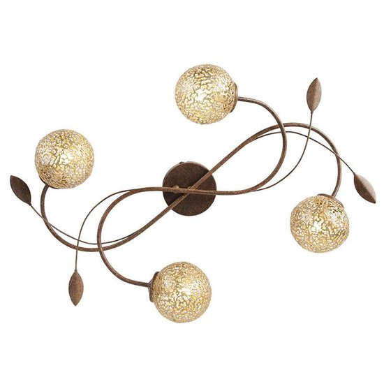 Paul Neuhaus GRETA 6395-48 Plafondlamp LED, Halogeen G9 160 W Roest, - Bruin