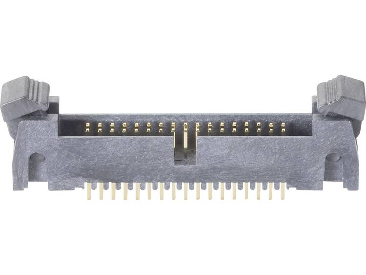 BKL Electronic 10120384 Male connector Met hendel kort Rastermaat: 1.27 mm Totaal aantal polen: 26 Aantal rijen: 2 1 stuk(s)