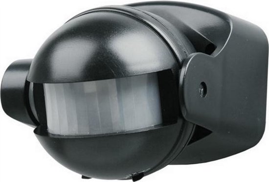 Smartwares 10.017.11 Opbouw (op muur) PIR-bewegingsmelder 180 Â° IP44 - Zwart