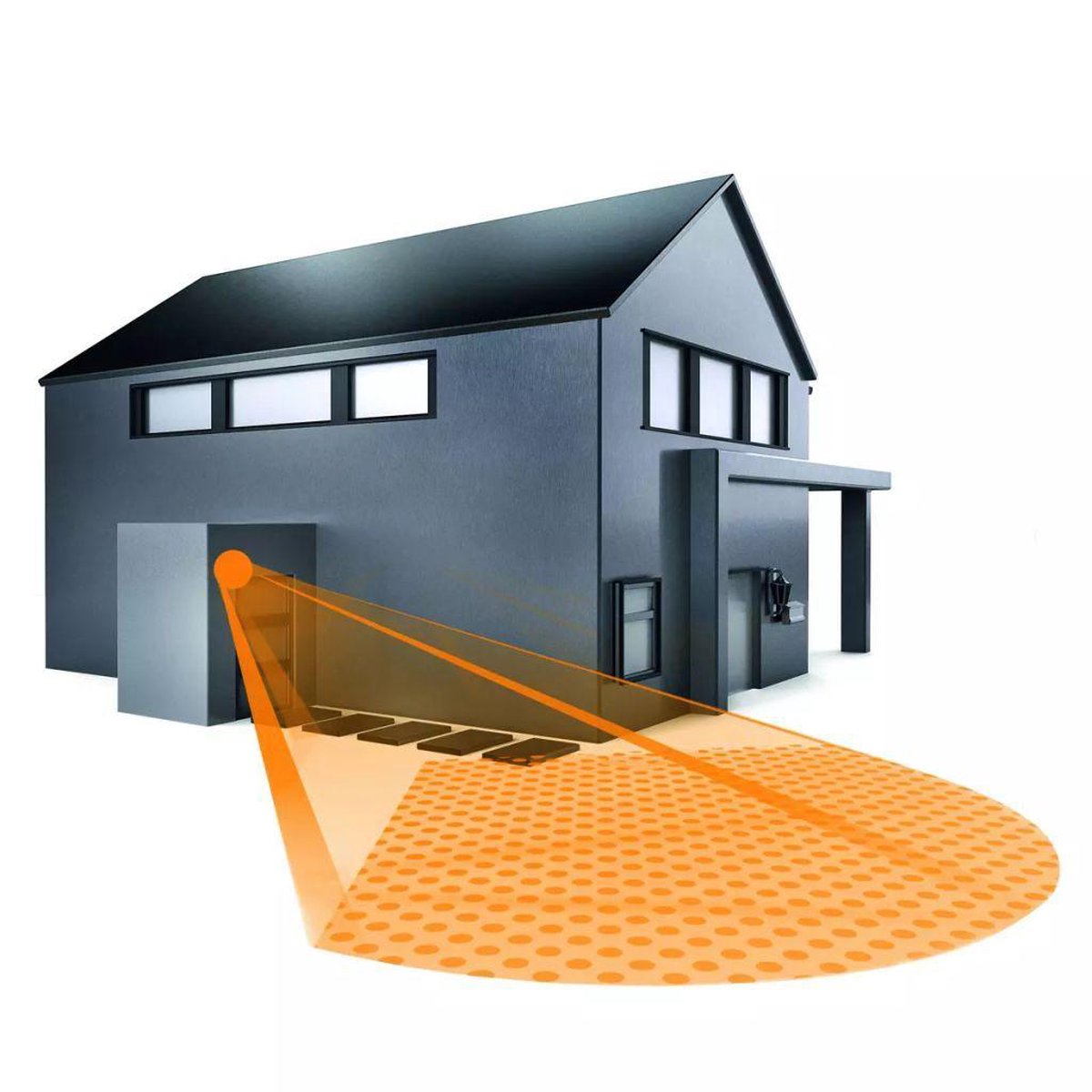 Steinel 608910 Wand, Opbouw (op muur) PIR-bewegingsmelder Relais IP54 - Wit