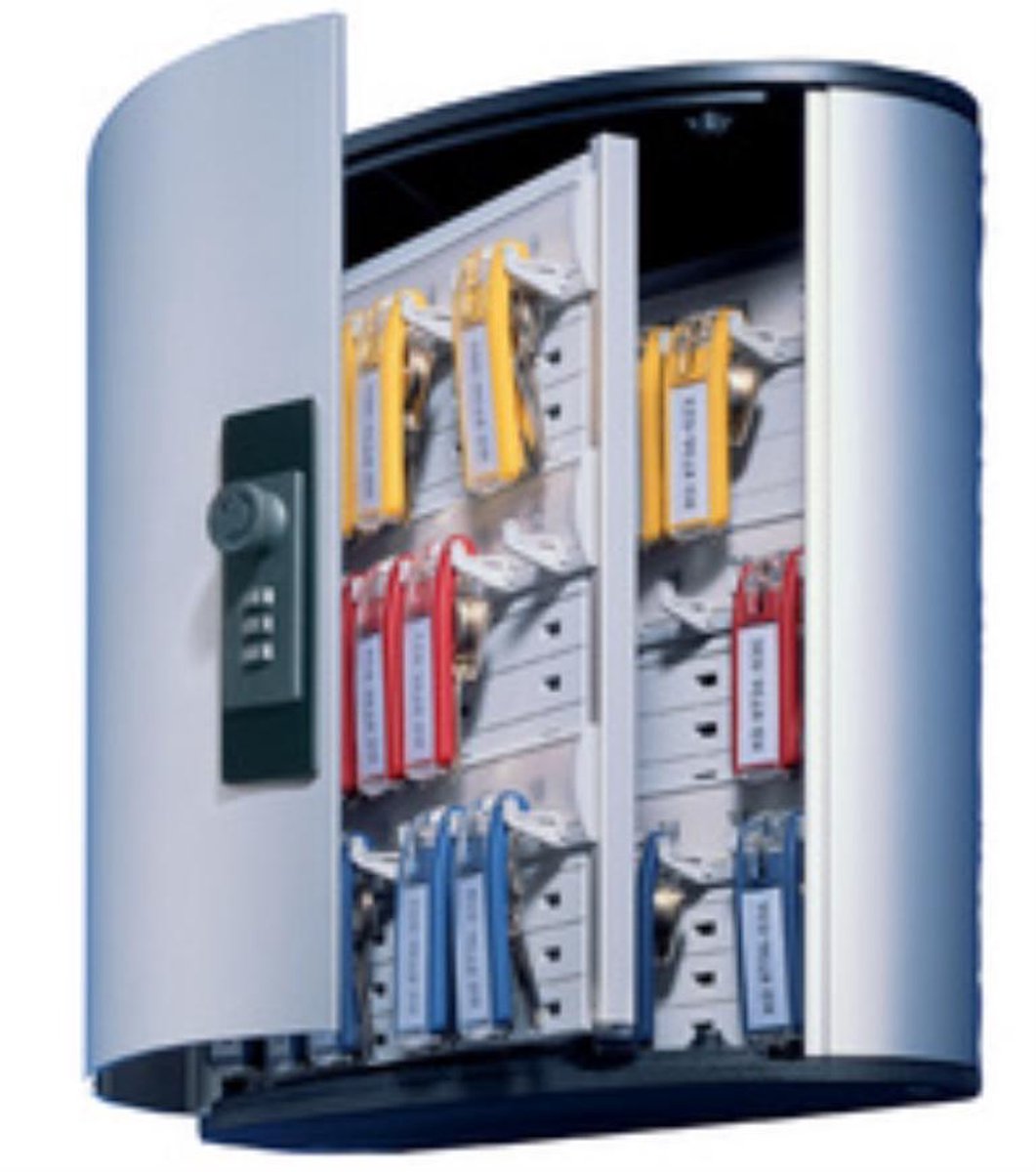 Durable Sleutelkast KEY BOXE CODE 18 - 1969 196923 Aantal haken 18 Zilver, Metallic