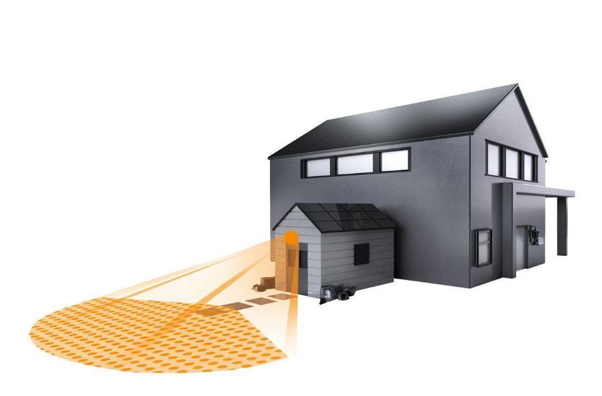 Steinel 600310 Plafond, Wand PIR-bewegingsmelder 120 Â° Relais IP54 - Wit