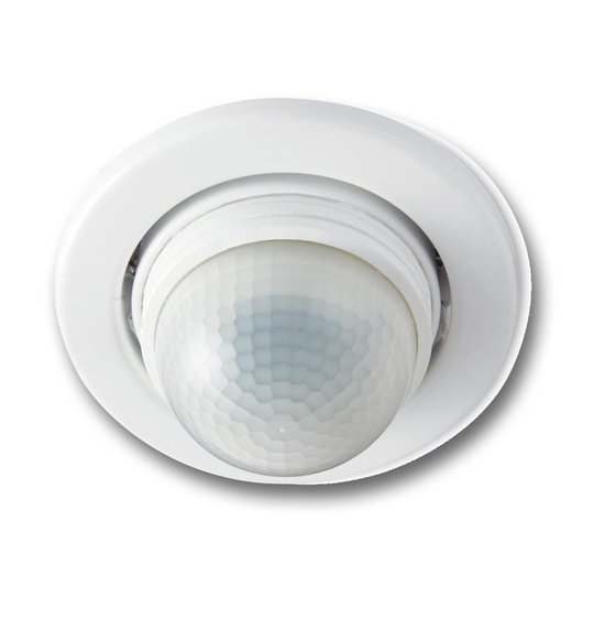 Steinel 601317 Inbouw (in muur of meubel) PIR-bewegingsmelder 360 Â° Relais IP20 - Wit