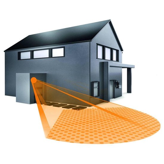 Steinel 608811 Wand, Opbouw (op muur) PIR-bewegingsmelder Relais IP54 - Zwart