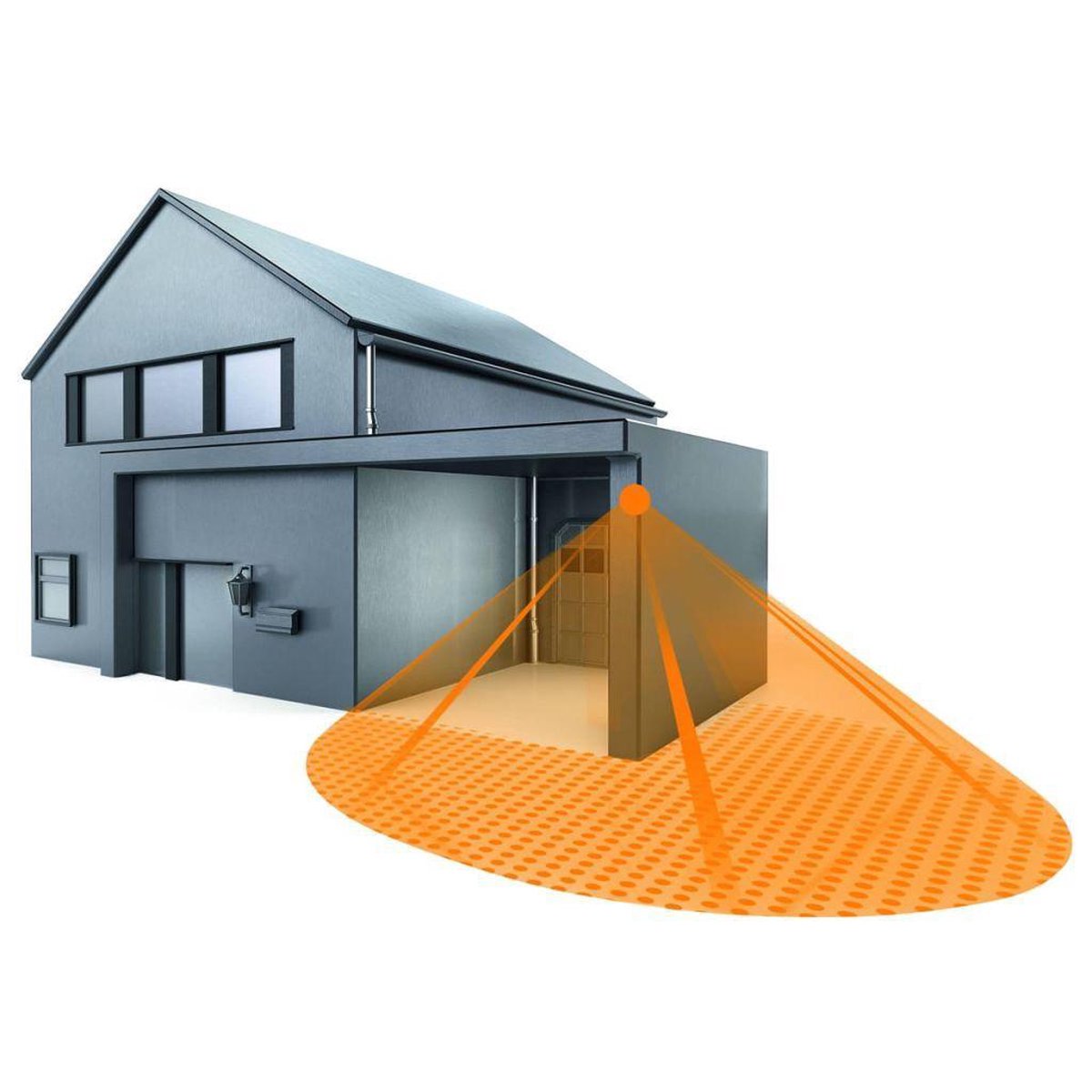 Steinel 602710 Opbouw (op muur),Wand PIR-bewegingsmelder Relais IP54 - Zwart