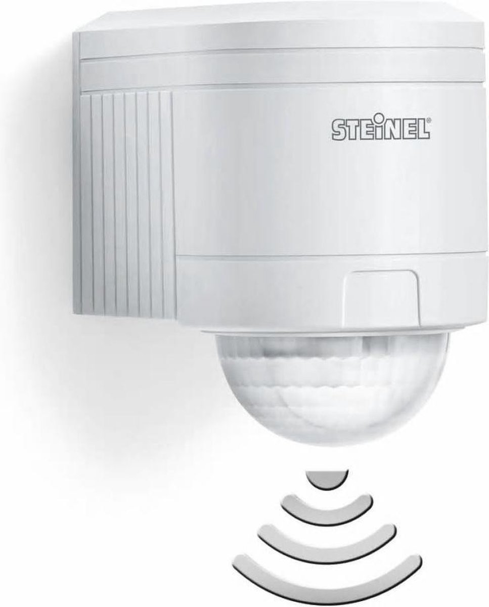 Steinel 602819 Opbouw (op muur),Wand PIR-bewegingsmelder Relais IP54 - Wit