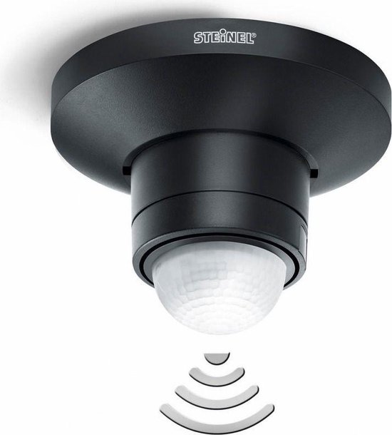 Steinel 006525 Plafond PIR-bewegingsmelder 360 Â° IP54 - Zwart