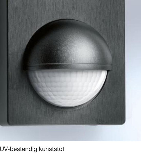 Steinel 034580 Wand PIR-bewegingsmelder 180 Â° Relais Antraciet IP54 - Grijs