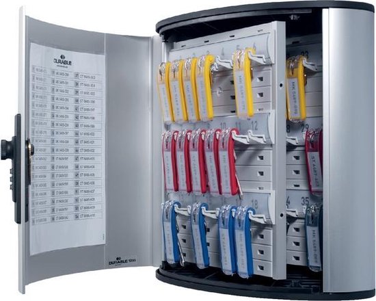Durable Sleutelkast Aantal haken 36 KEY BOX CODE 36 - 1966 196623
