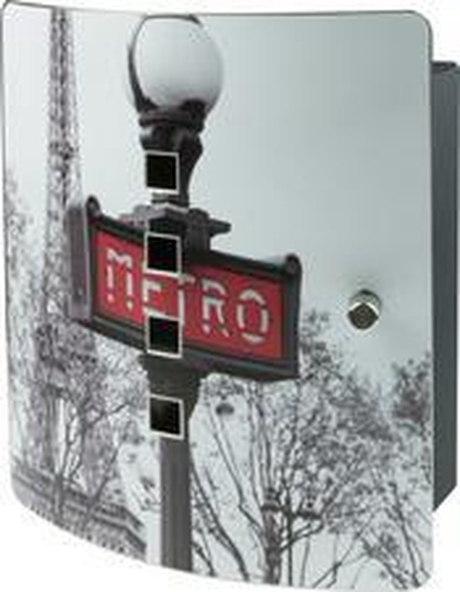 Burg Wachter Sleutelkast Aantal haken 10 6204/10 Ni Manhattan 38830