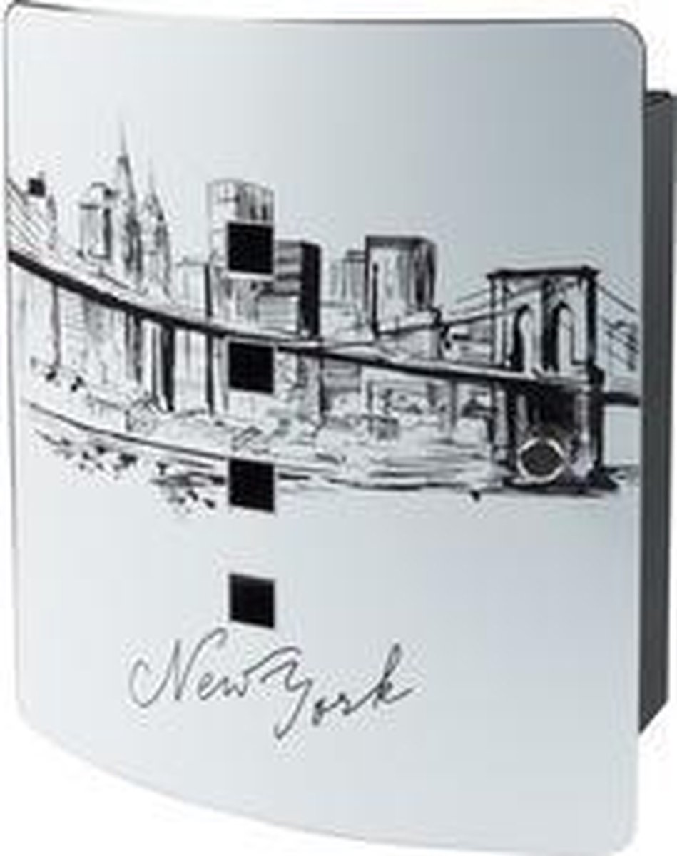 Burg Wachter Sleutelkast Aantal haken 10 6204/10 Ni Manhattan 38830
