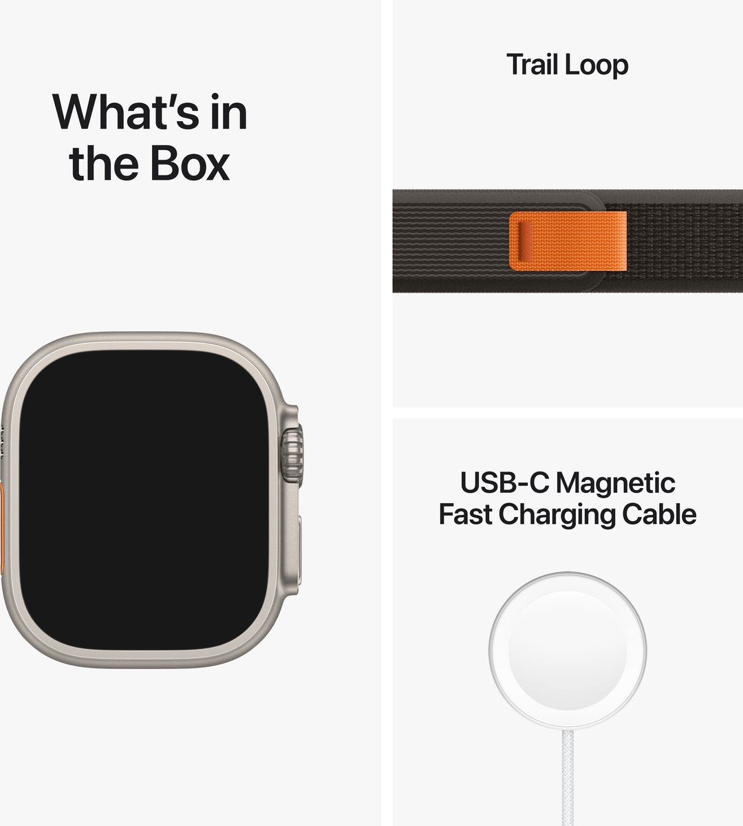 Apple Watch Ultra 49 Mm Black medium/large Trail Loop