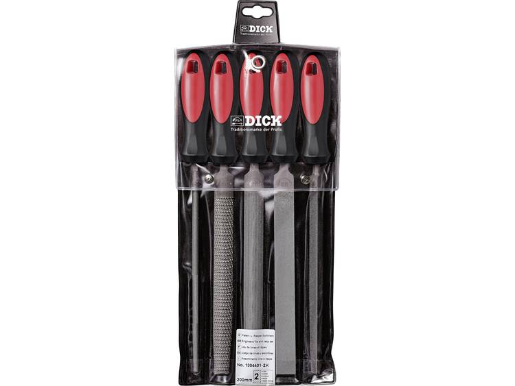 Dick Set vijlen/raspen 5-delig 200 mm 1304401-2K 1 set(s)