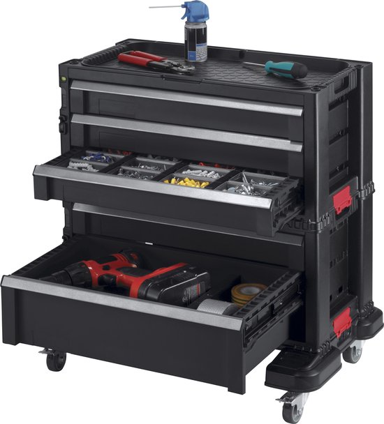 Keter 237007 Gereedschapswagen Kleur (specifiek): - Zwart