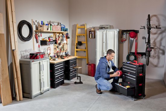 Keter 238557 Gereedschapswagen Kleur (specifiek): - Zwart