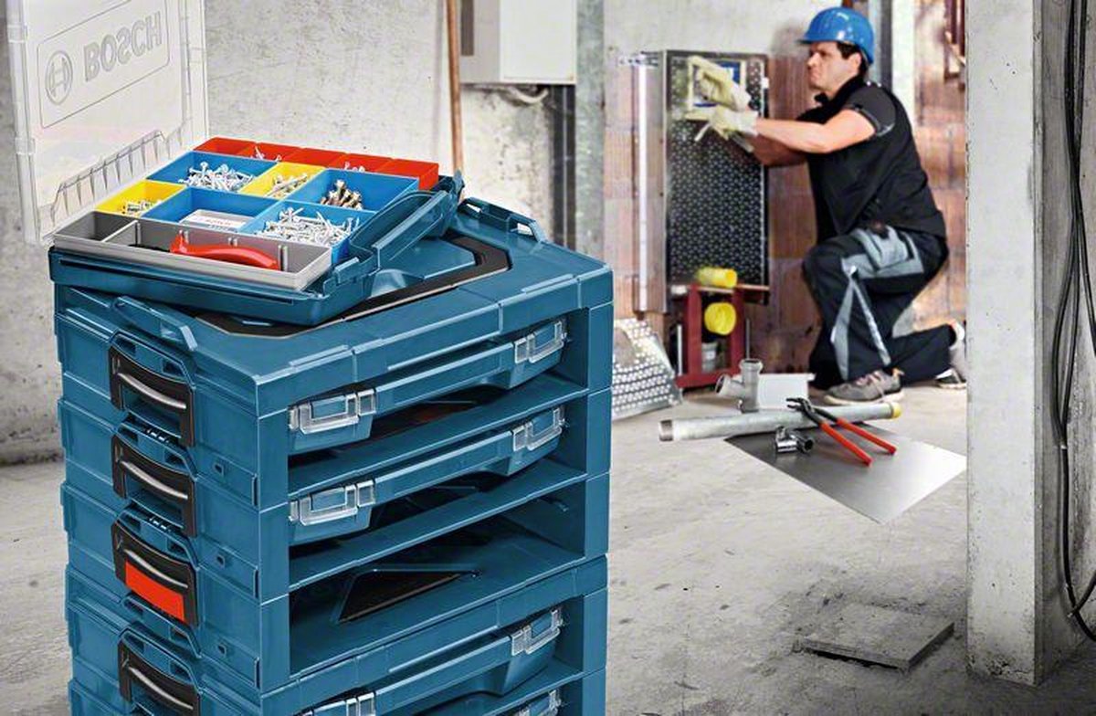Bosch 1600A001RV i-Boxx 53 Gereedschapsbox ABS kunststof - Blauw