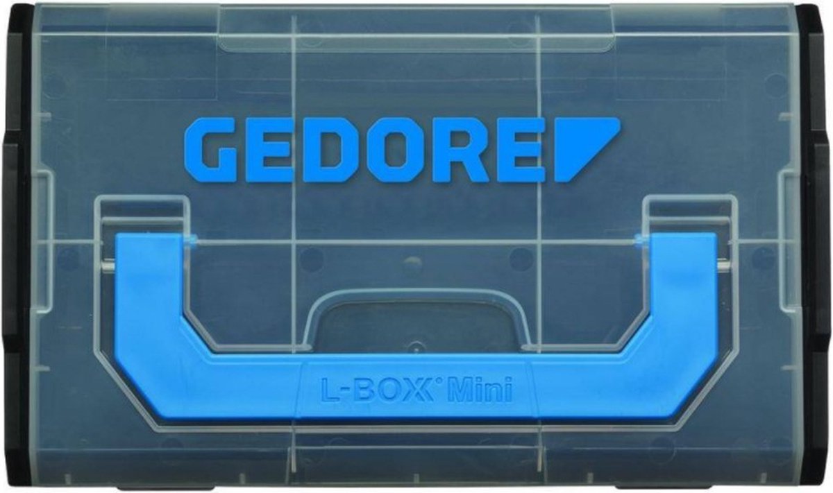 Gedore 2950529 Gereedschapskist (leeg) Kunststof, Transparant - Zwart