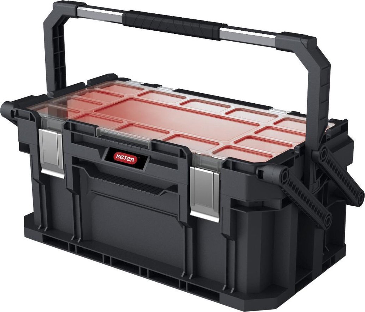 Keter 238275 Connect Gereedschapskist (leeg) - Zwart