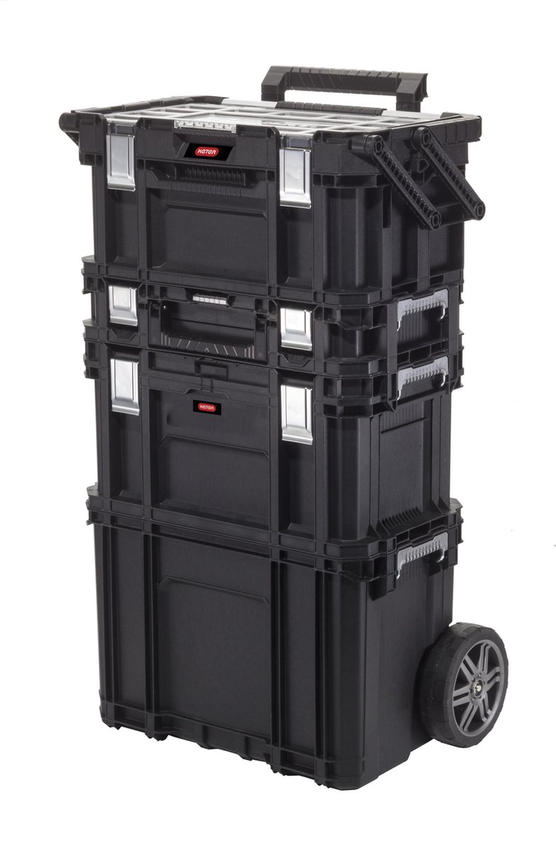 Keter 238275 Connect Gereedschapskist (leeg) - Zwart