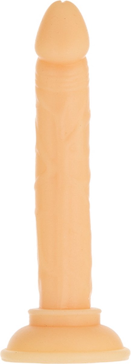 Addiction - Tino Siliconen Dildo - 13 cm - Beige