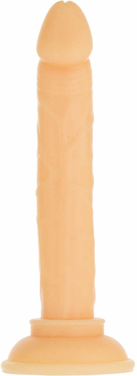 Addiction - Tino Siliconen Dildo - 13 cm - Beige