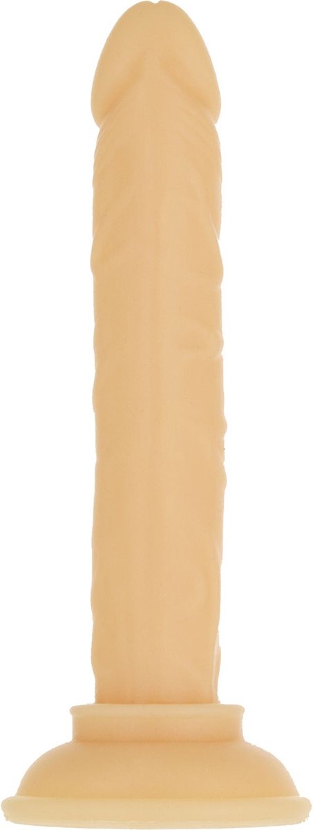 Addiction - Tino Siliconen Dildo - 13 cm - Beige