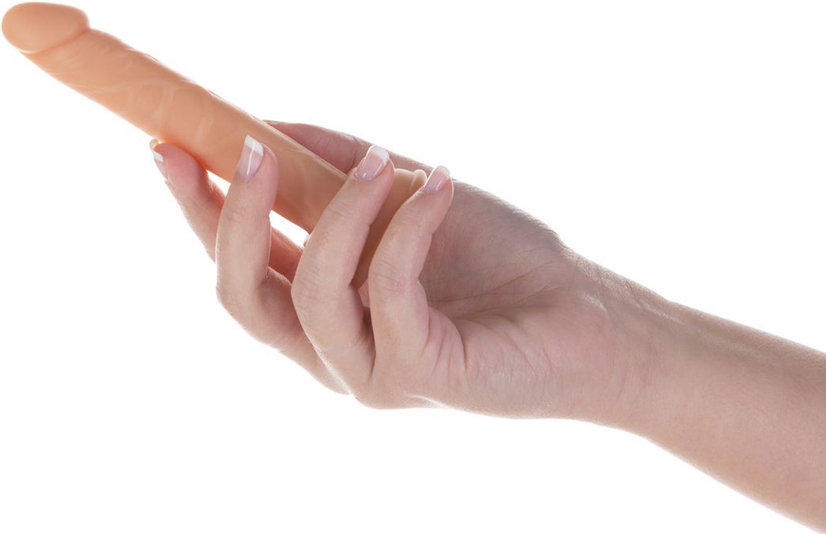 Addiction - Tino Siliconen Dildo - 13 cm - Beige